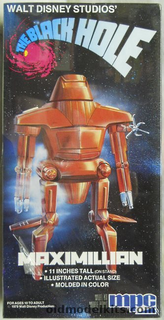 MPC Maximillian Robot - From The Walt Disney Movie The Black Hole, 1-1982 plastic model kit